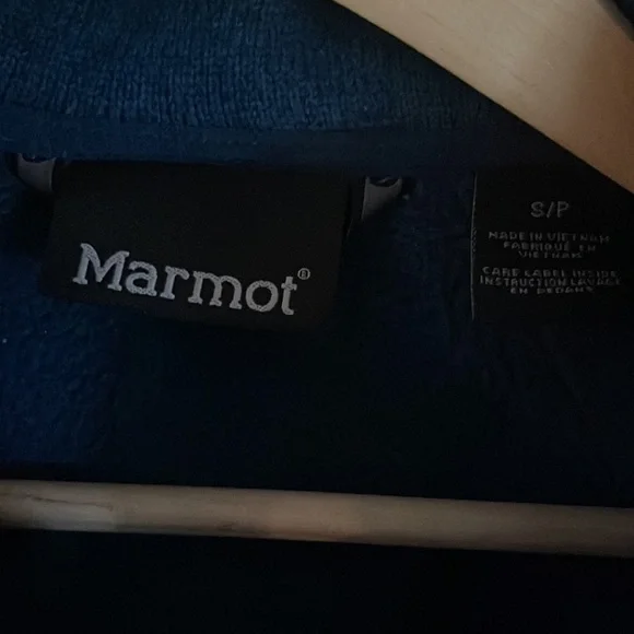 Marmot Zip Up Sweatshirt Jacket - Picture 3 of 3